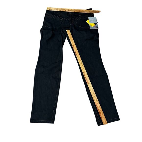 Athleta Women’s Jeans Sz 12 NWT 3XDRY Schoeller Dark Wash Denim - Picture 7 of 8